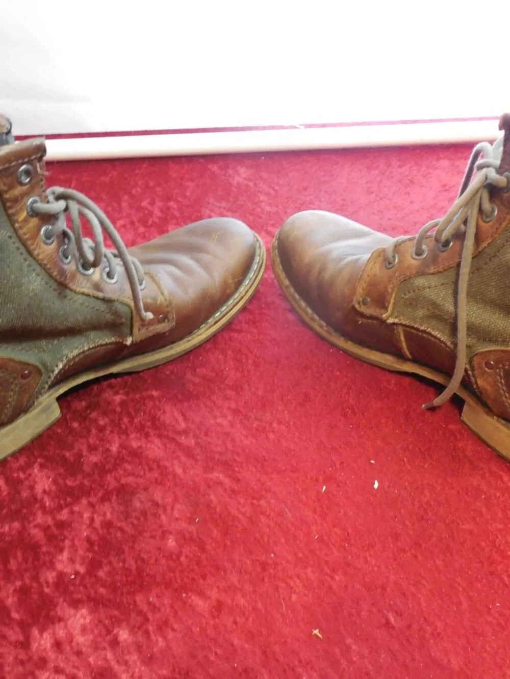 Caterpillar CAT Leather Mens Work Boots Size 9 NO. P713024